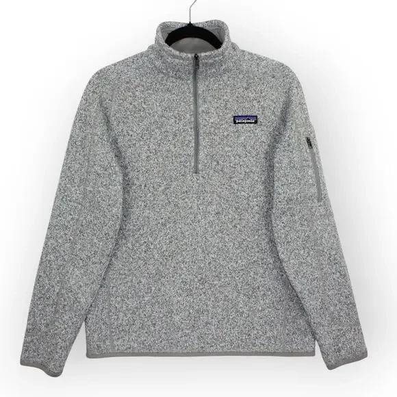 Patagonia (S/M) W's Better Sweater 1/4-Zip Heather Grey - Picture 1 of 8